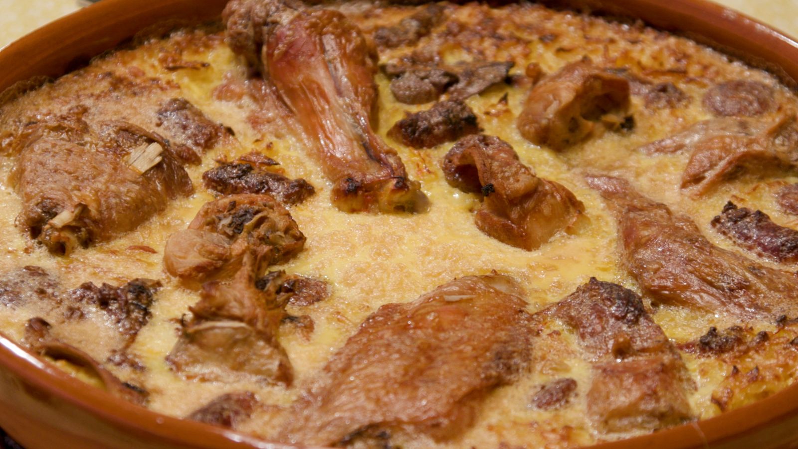 Arròs amb crosta de titot