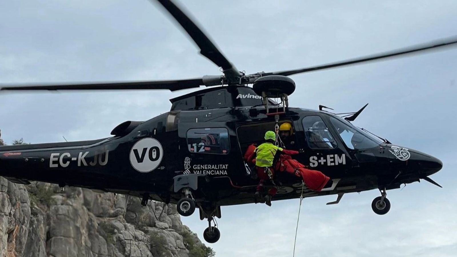 Imatge d'arxiu d'un rescat dels bombers