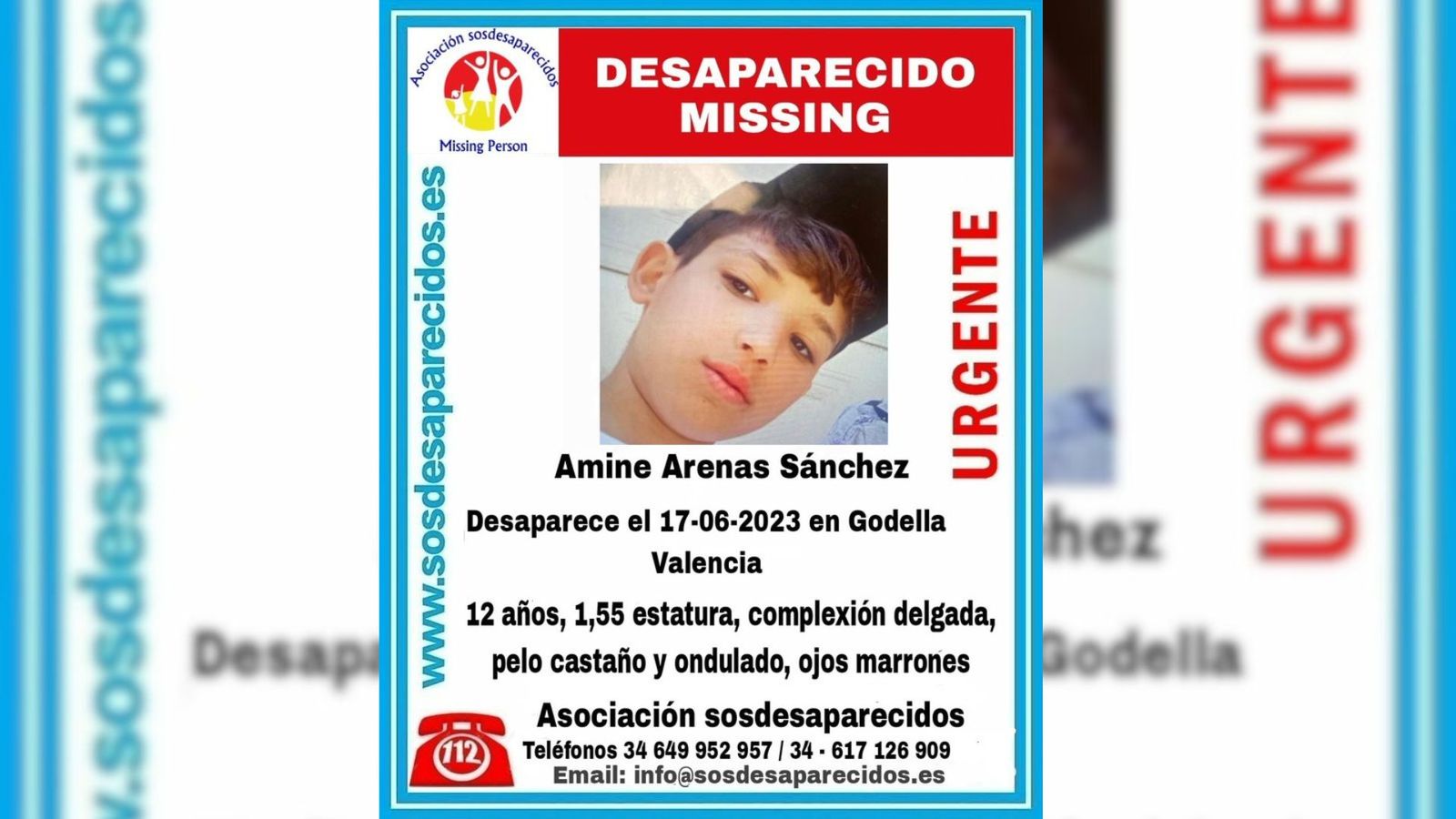 Xiquet desaparegut a Godella