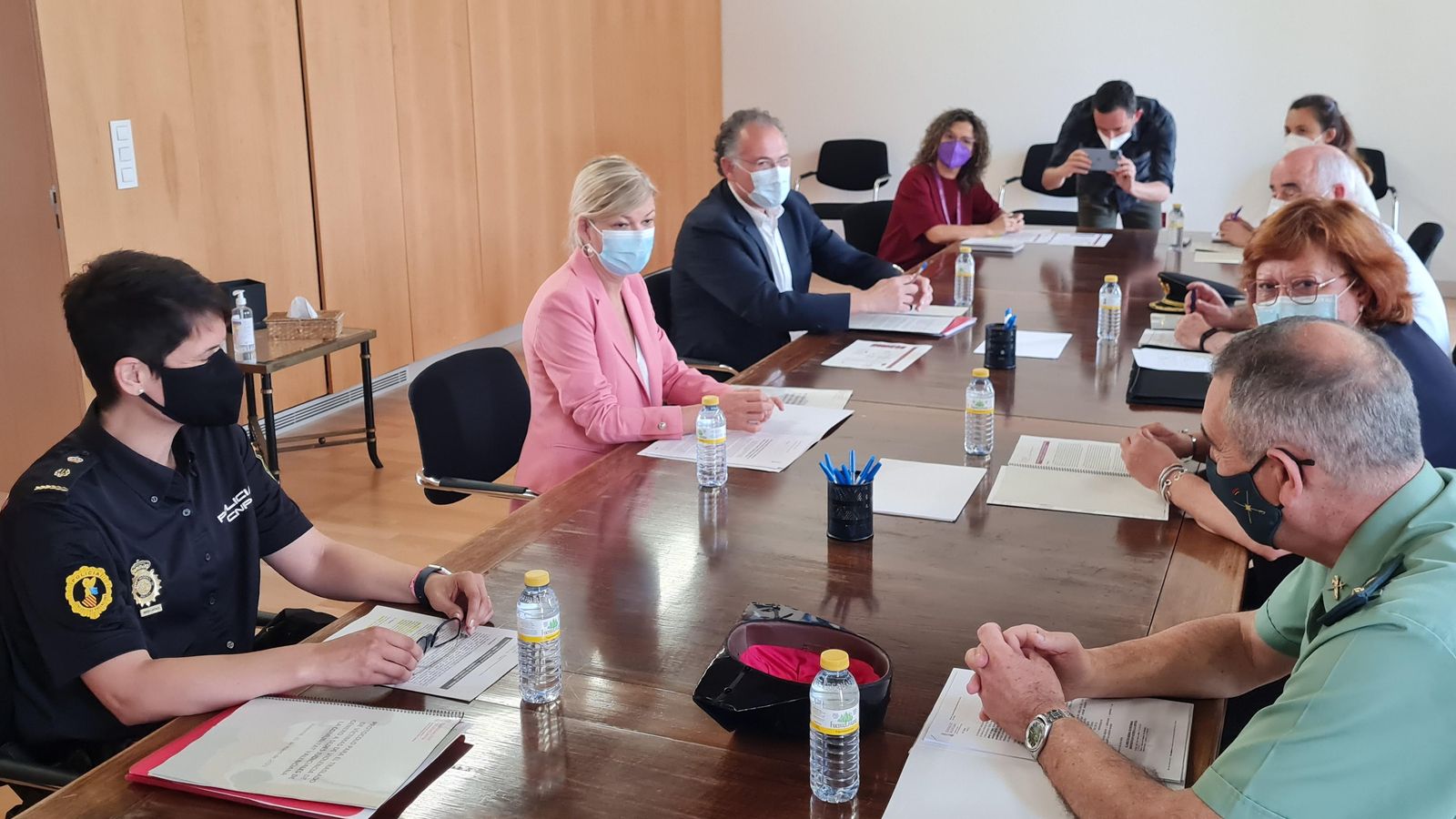Reunió de coordinació entre la Conselleria de Justícia i la delegació del govern espanyol a la Comunitat Valenciana, aquest dilluns