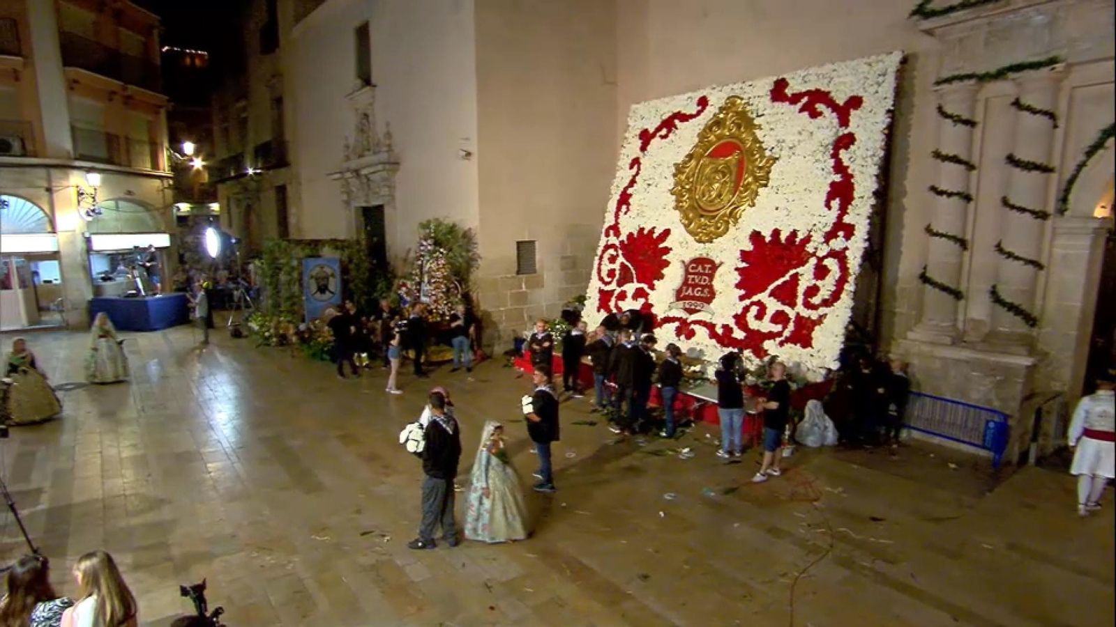 Tapís en honor a la Mare de Déu del Remei