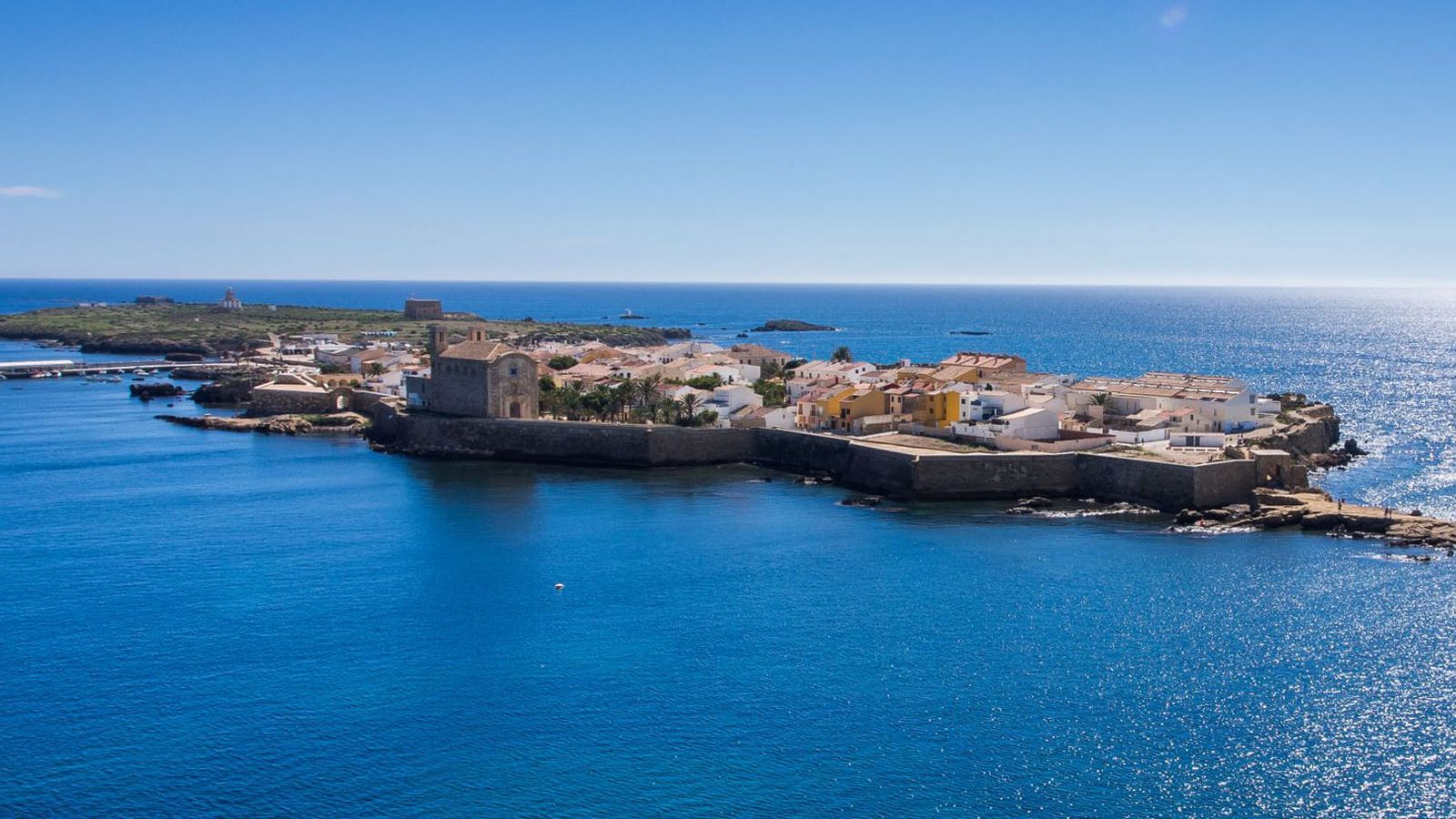 L'illa de Tabarca, en una imatge d'arxiu