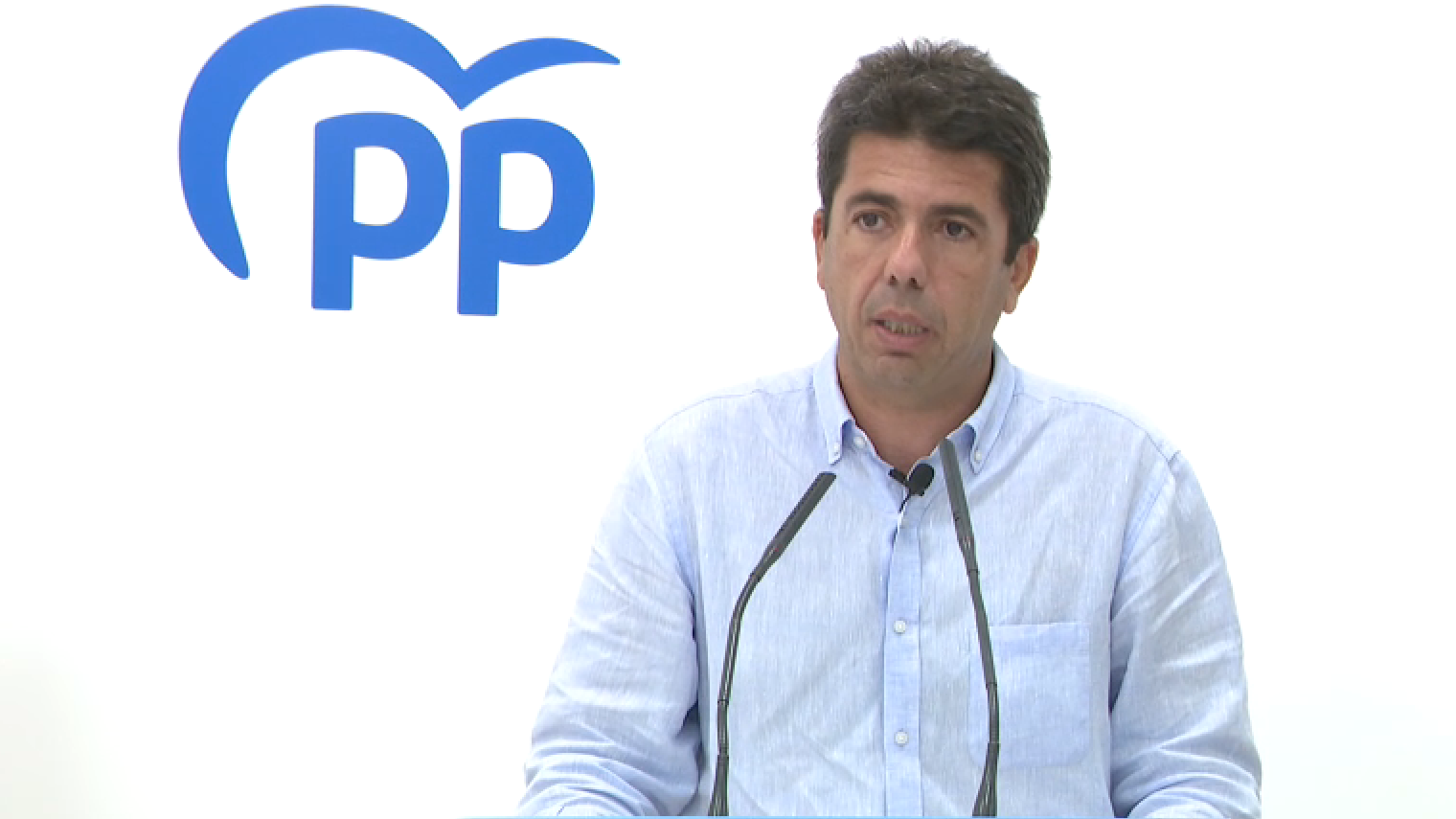 El president del PPCV, Carlos Mazón, en una imatge d'arxiu El president del PPCV, Carlos Mazón, aquest dissabte