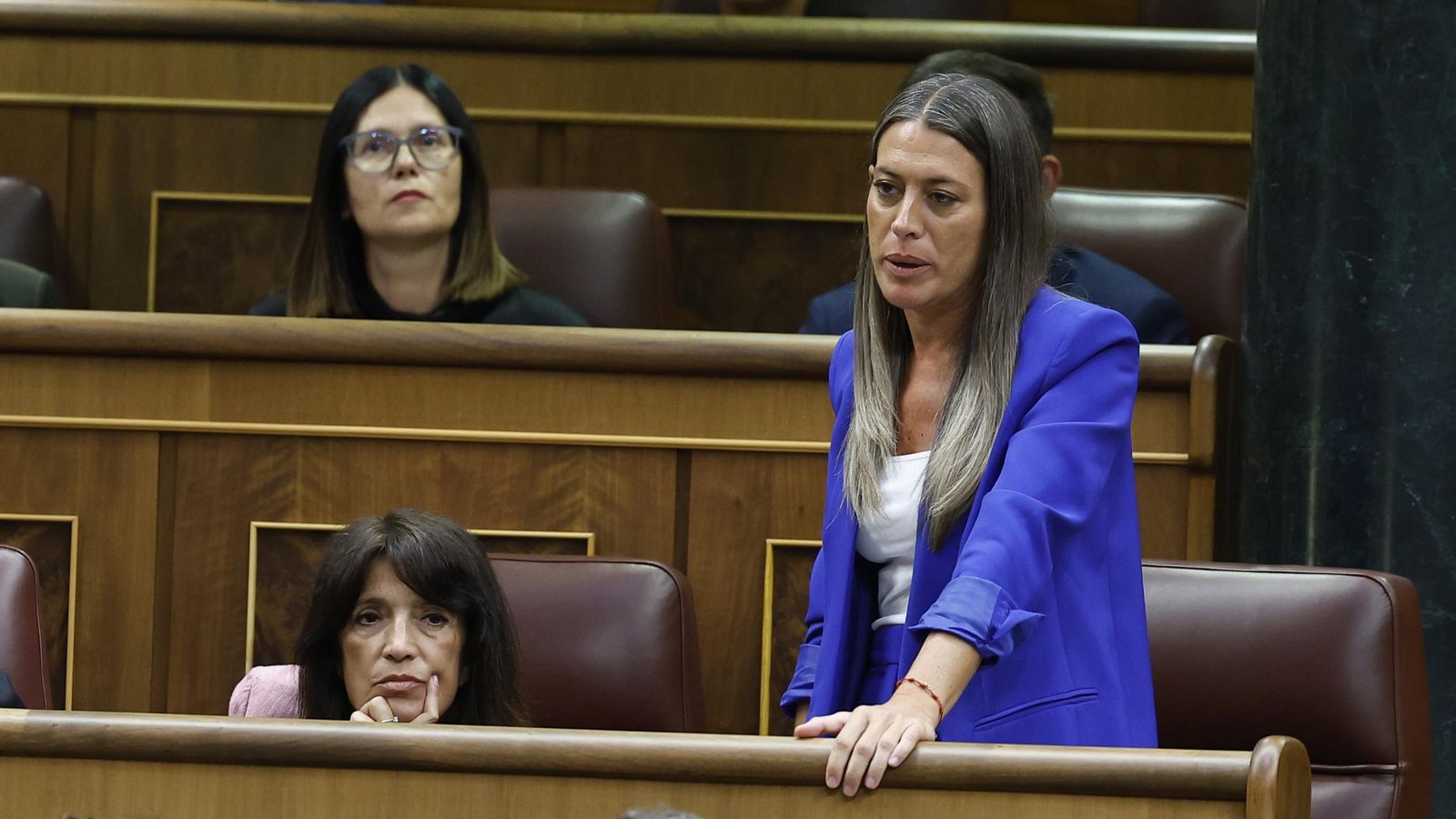 Miriam Nogueras, durant la sessió de constitució del Congrés aquest setmana