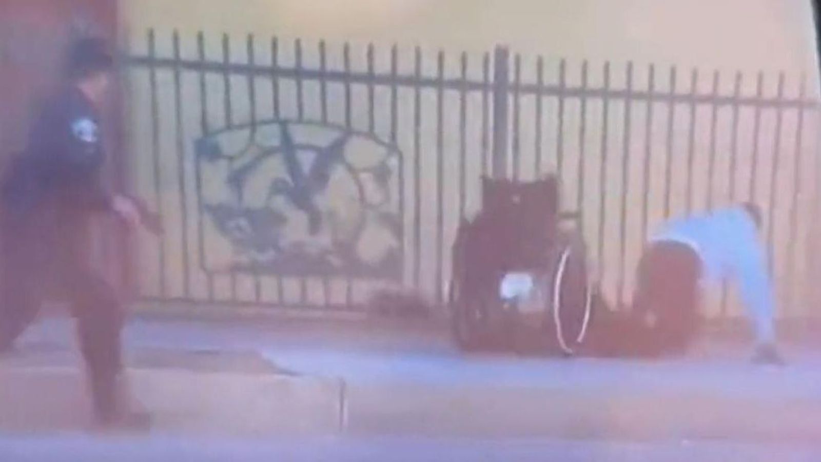 Captura d'un dels vídeos difosos per xarxes