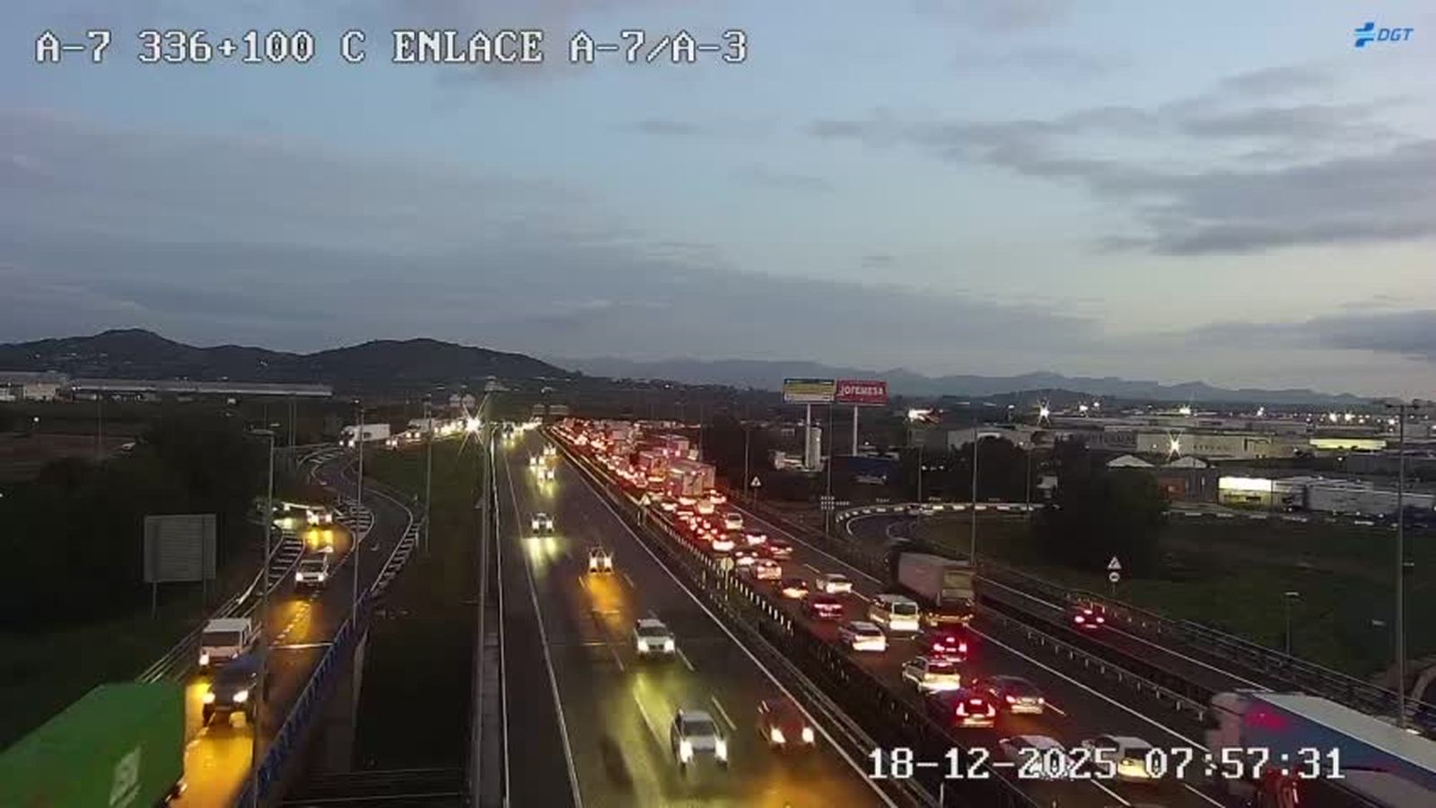 Cues a l'A-7, este dijous