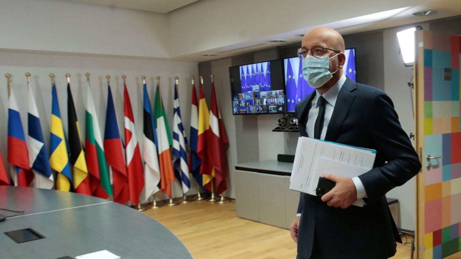 El president del Consell Europeu en la cimera extraordinària de la UE