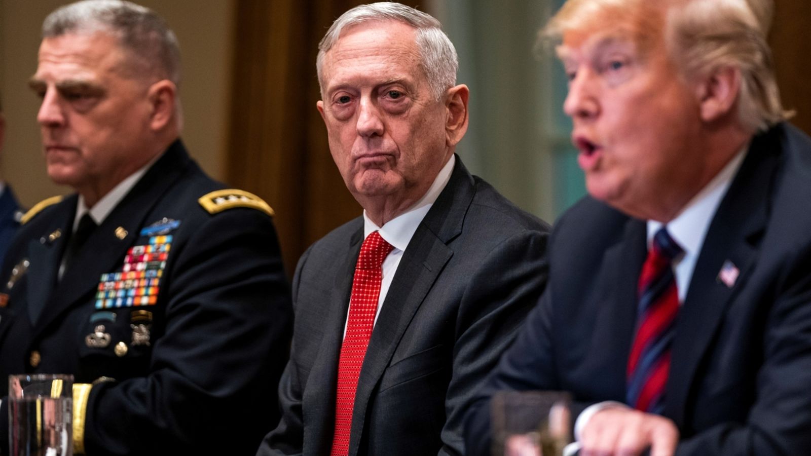 El general James Mattis i el president dels Estats Units, Donald Trump