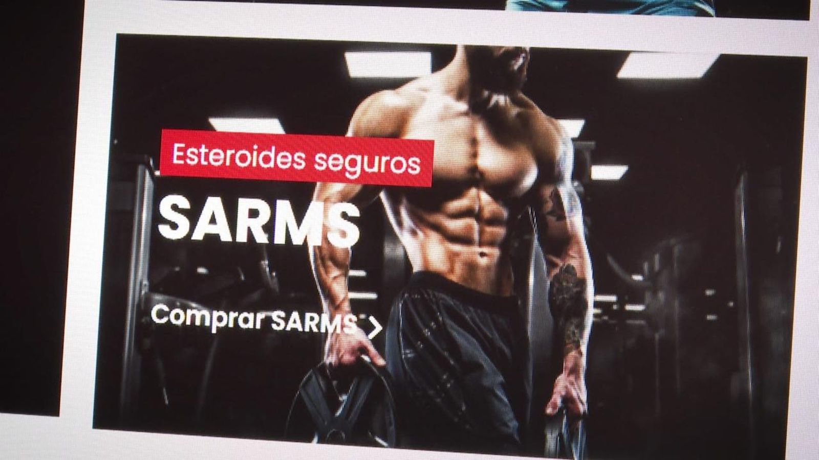 Un anunci de SARM