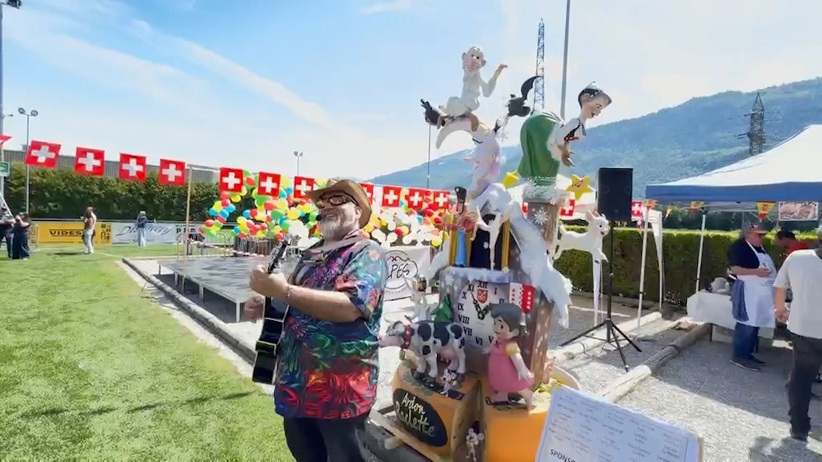 La falla suïssa de l'artista alzireny Ivan Parra