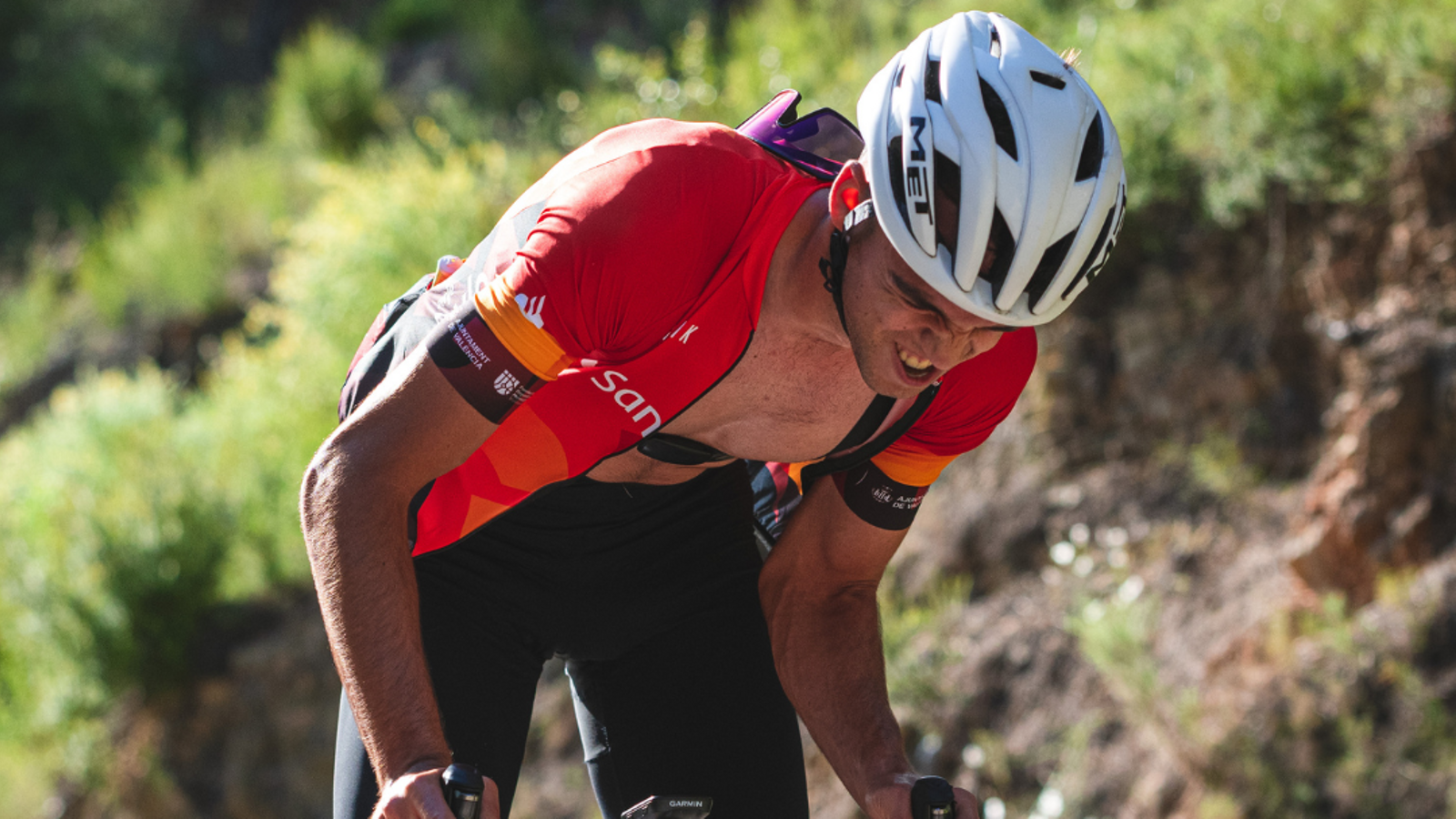 Imatge d'un ciclista del Gran Fons internacional de València