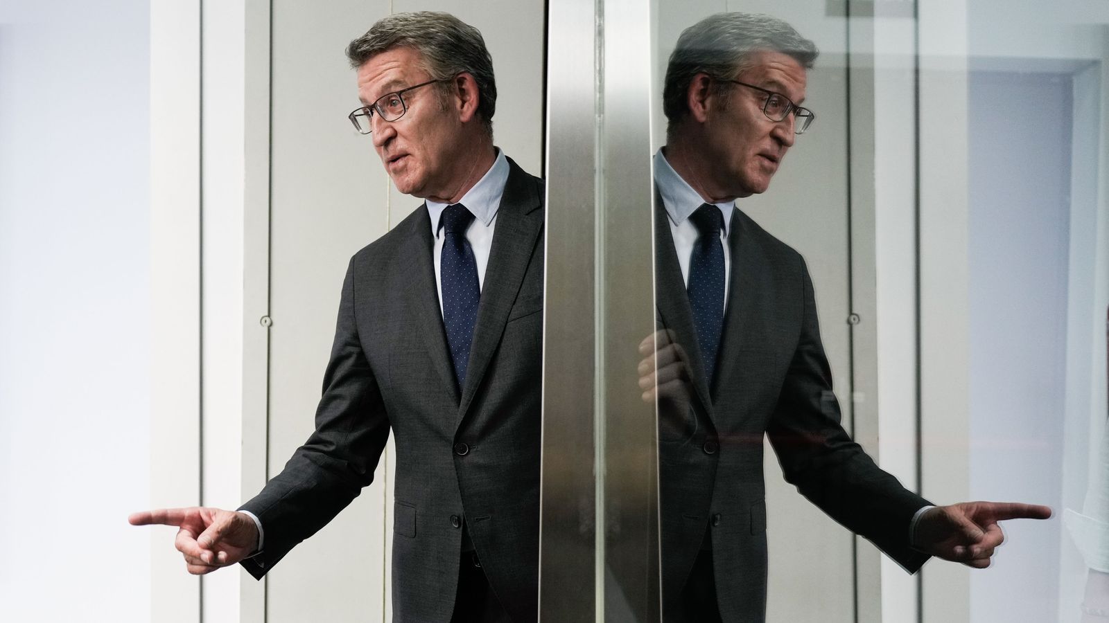 Feijóo este divendres a la seu nacional del PP a Madrid