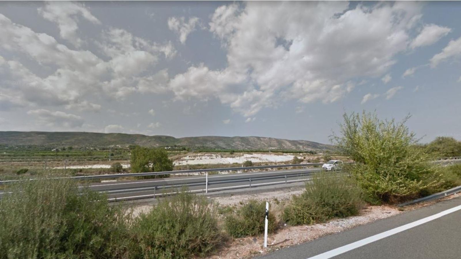 L’A-35 al pas pel terme municipal de Vallada