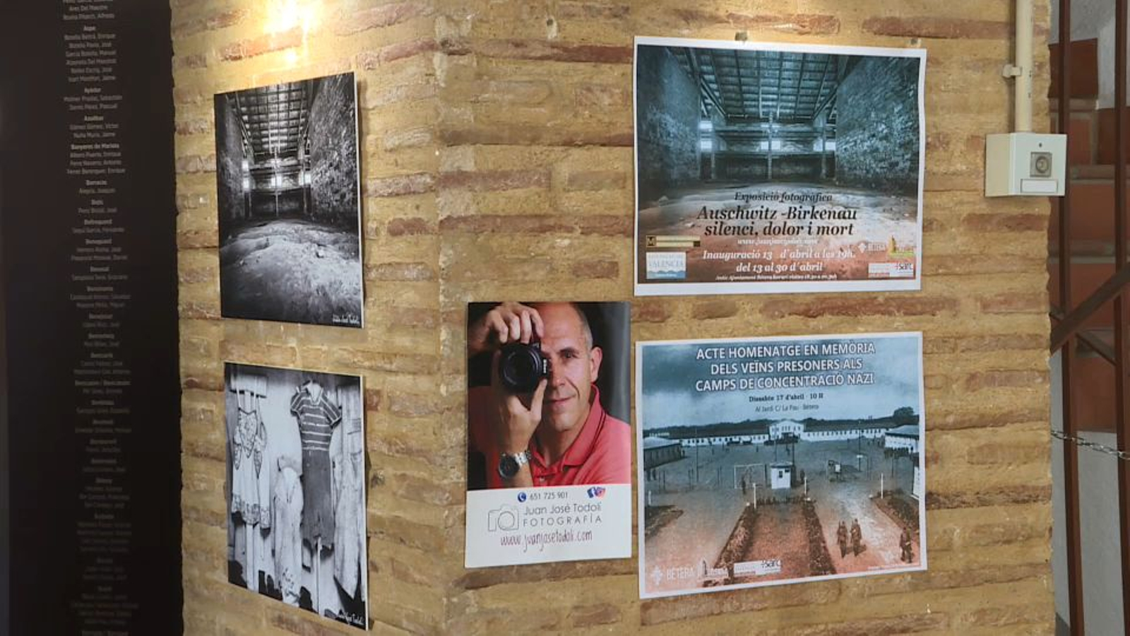 L'exposició fotogràfica 'Auschwitz-Birkenau a Bètera estarà oberta fins el 30 d'abril.