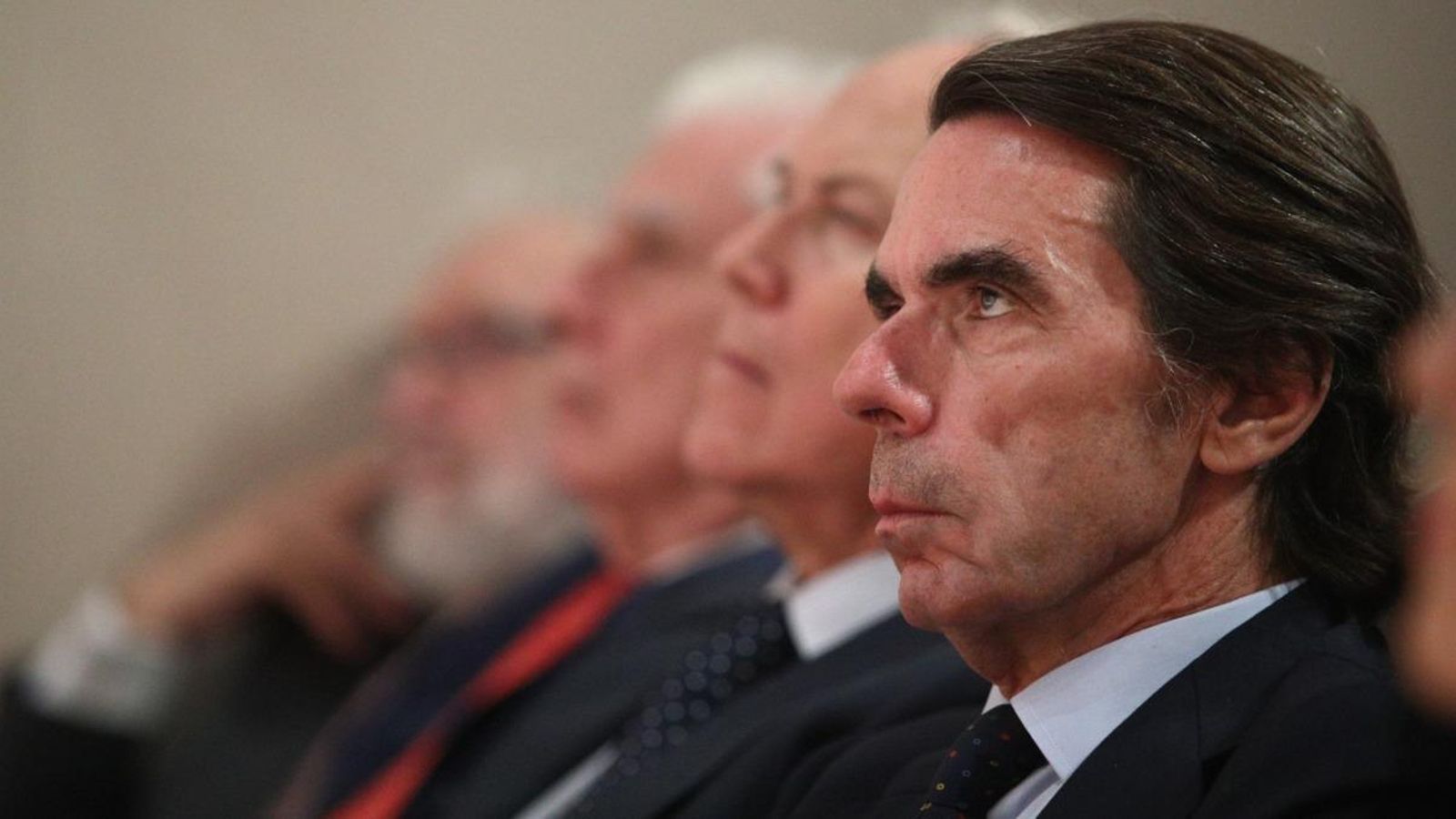 L'expresident del Govern i del Partit Popular José María Aznar en una imatge d'arxiu L'expresident del Govern i del Partit Popular José María Aznar en una imatge d'arxiu
