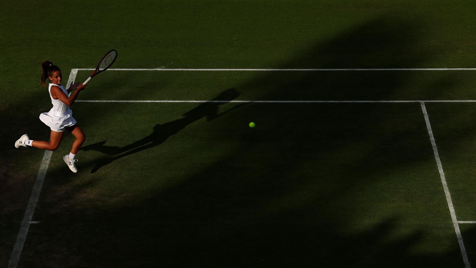 Charo Esquiva va guanyar el seu primer partit, contra la nord-americana Harmon (6-4 i 6-1)