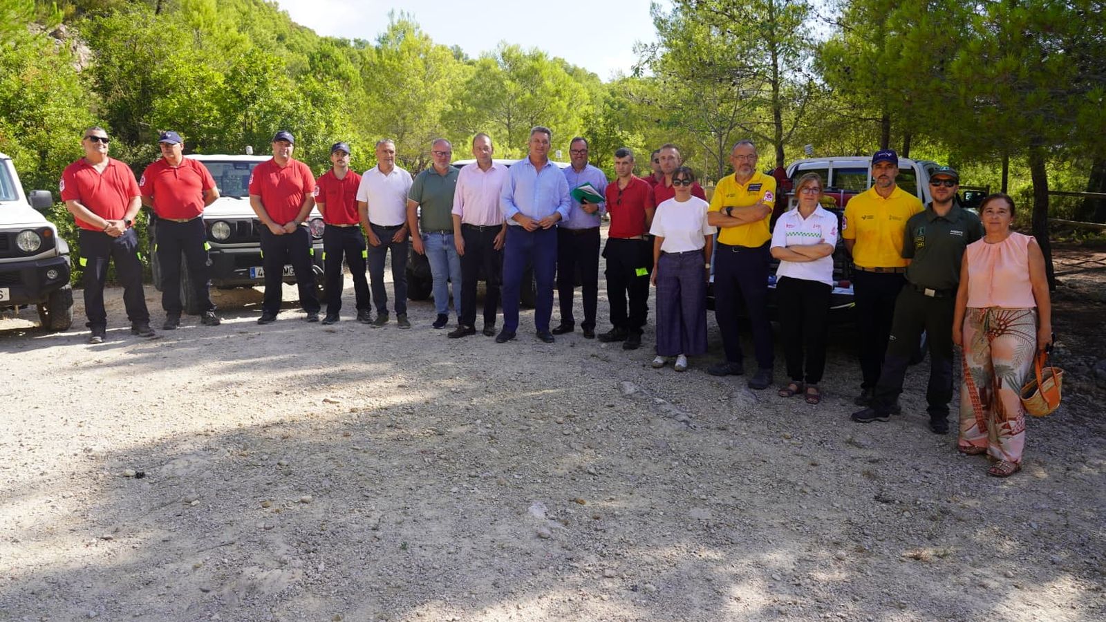 Martínez Mus, este divendres, durant l'acte on ha anunciat el reforç en al vigilància dels boscos