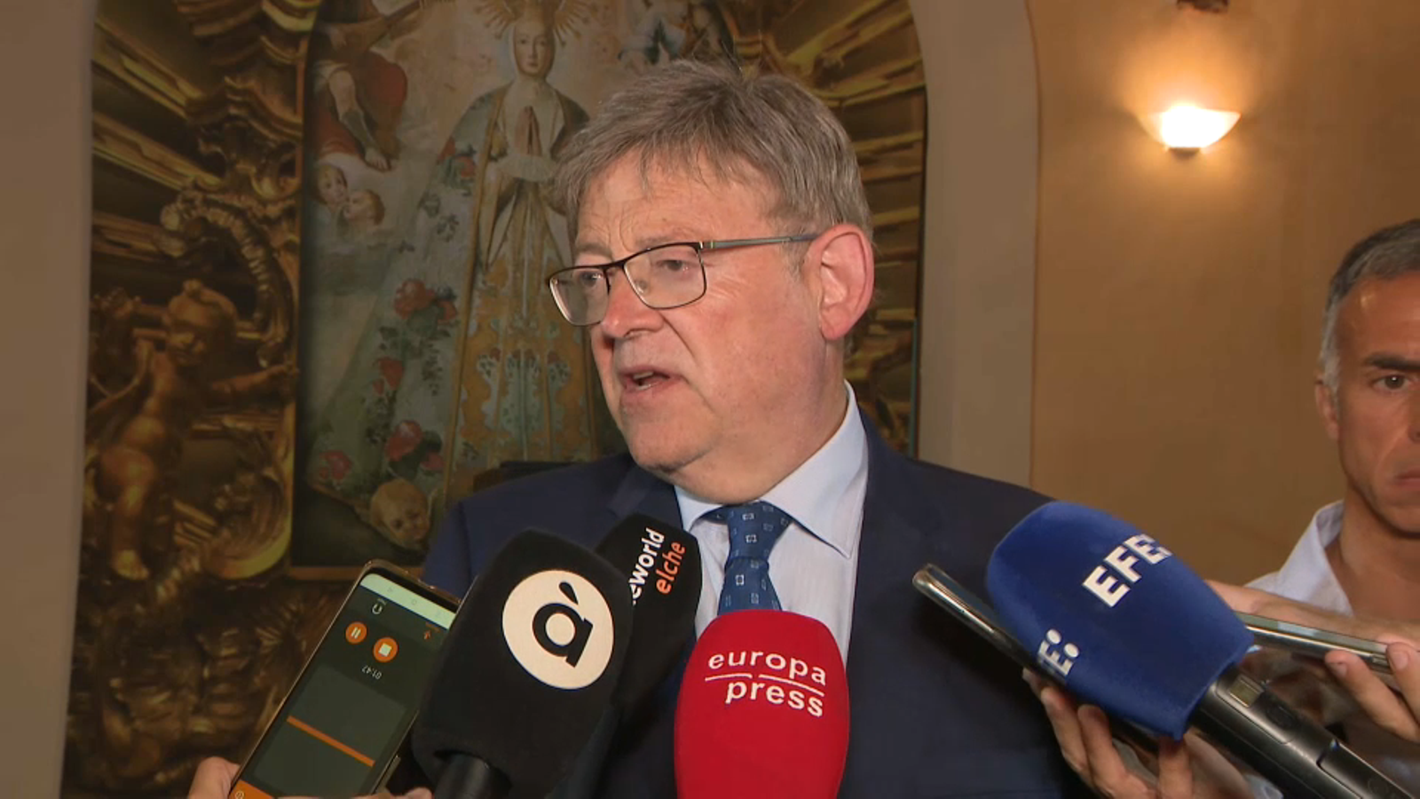 El president Ximo Puig, aquesta vesprada a Elx