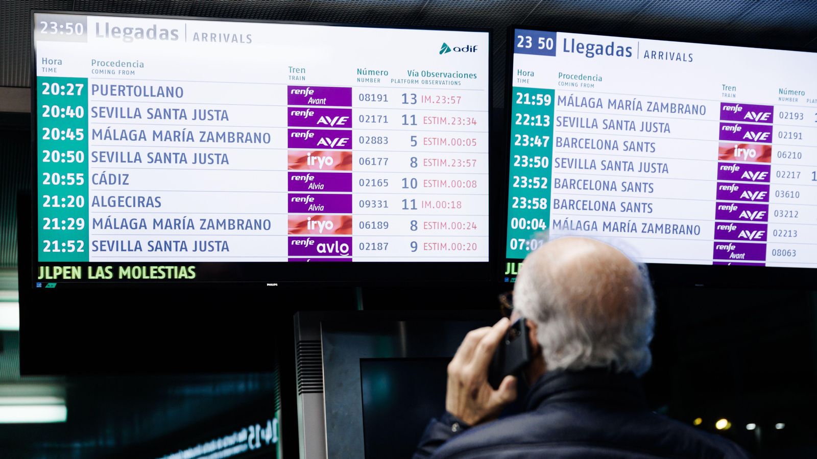 Trens endarrerits diumenge pel robatori de cable