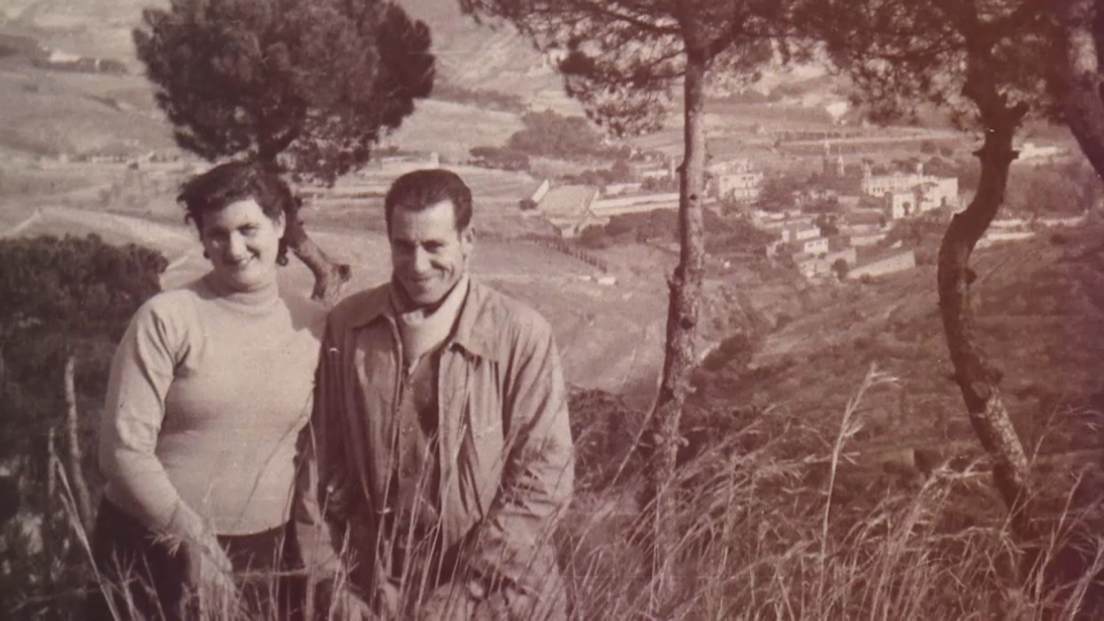 Matilde i Amador, de joves.