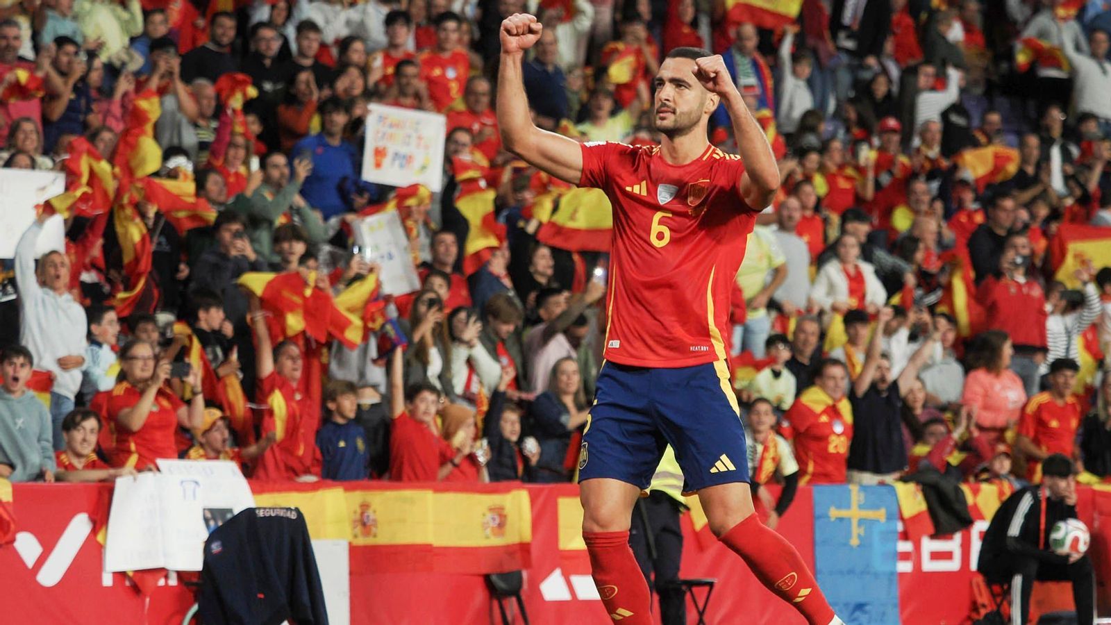 Merino celebra un dels gols