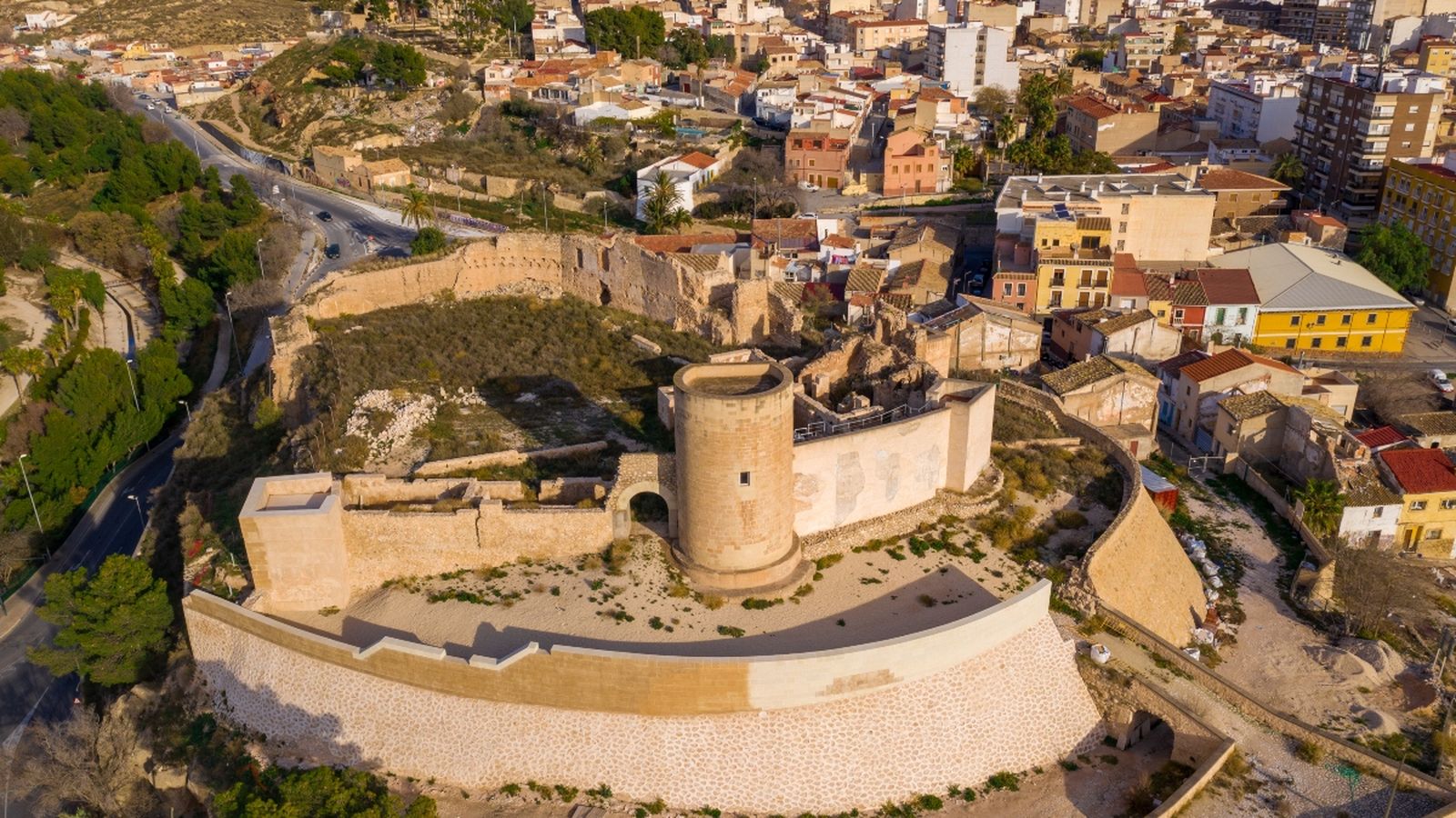 Imatge aèria d'Elda. (Shutterstock)