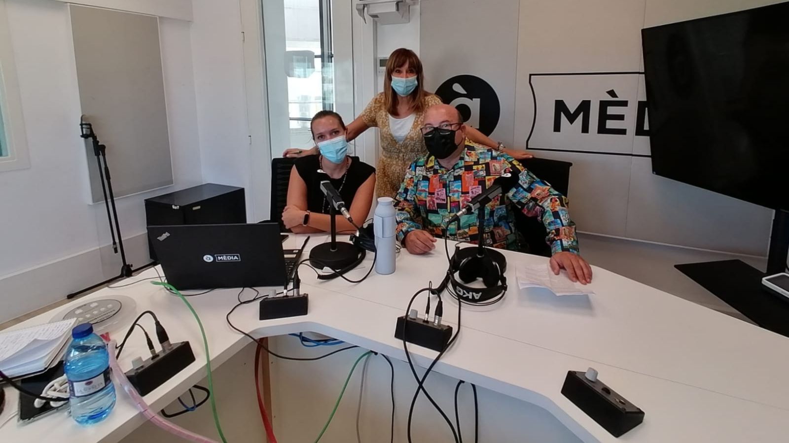 L'equip de El rall amb Carles Galletero