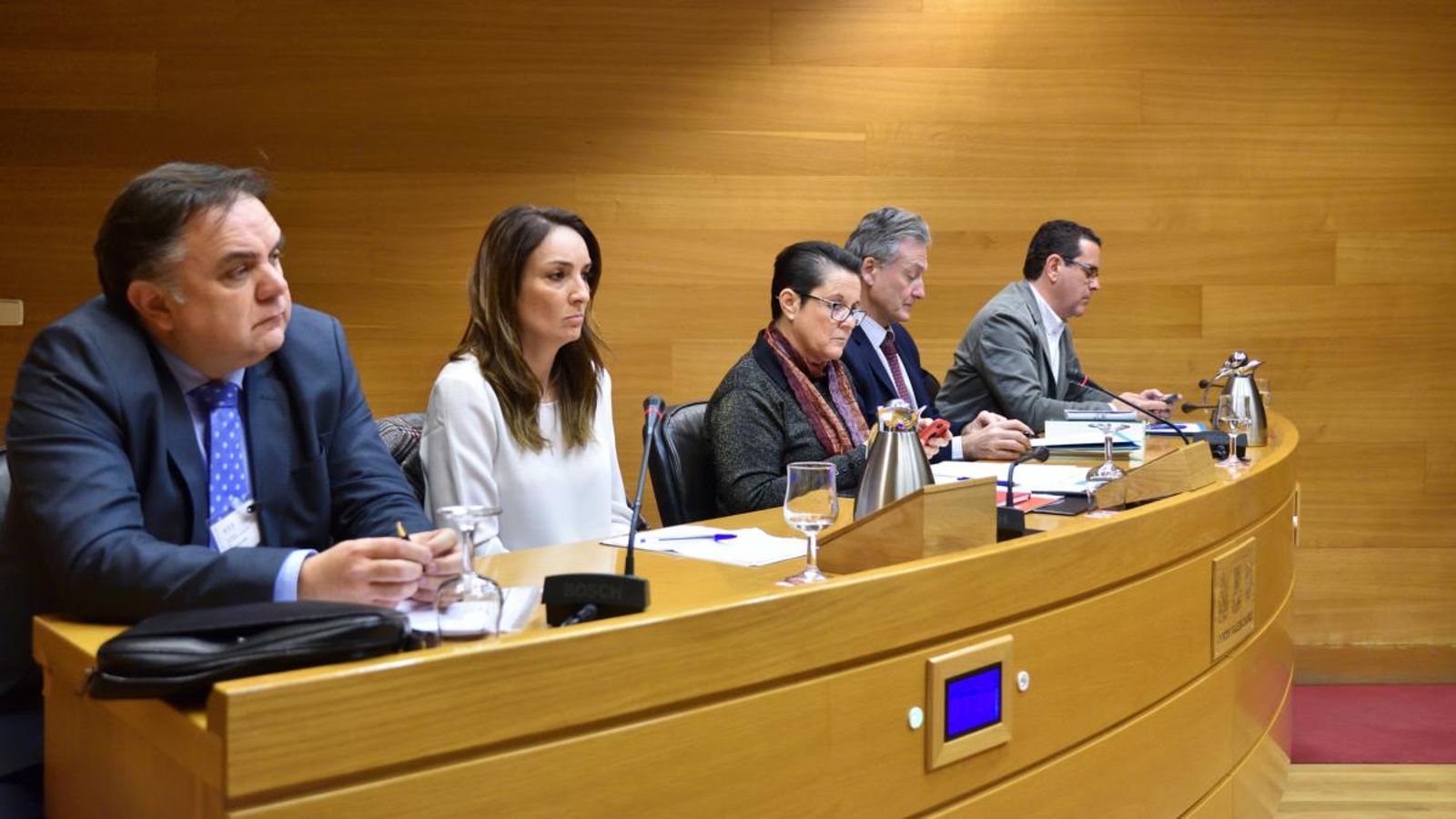 Comissió de les Corts que investiga el presumpte finançament irregular del PSPV i el Bloc. Les Corts
