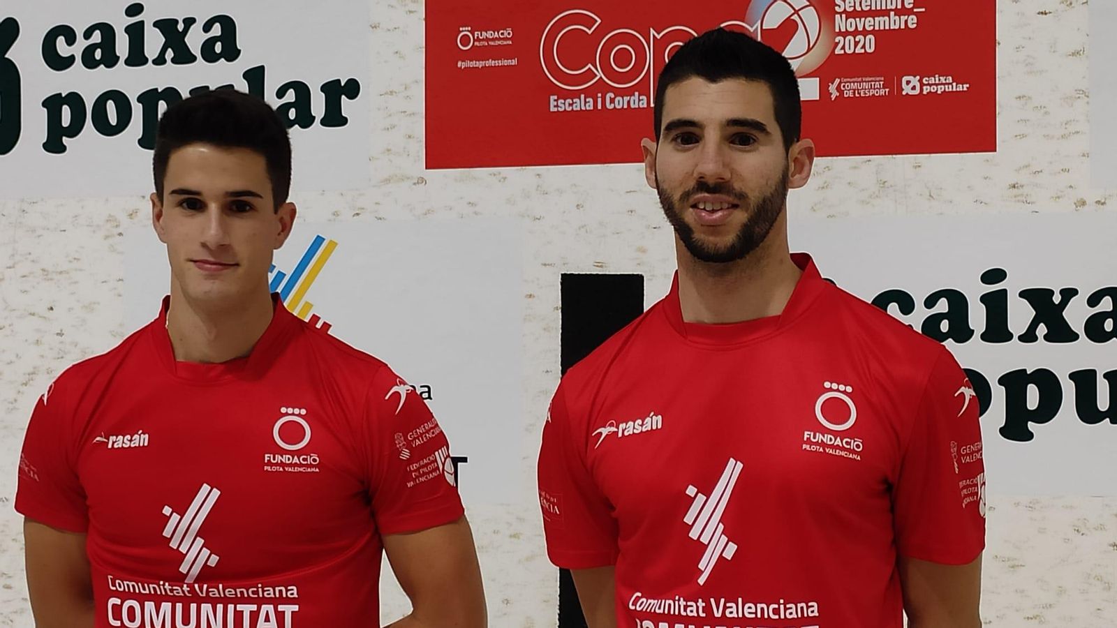 Vicent i Ricardet, campions de la Copa 2 de raspall, s'enfrontaran al trinquet de Xeraco.