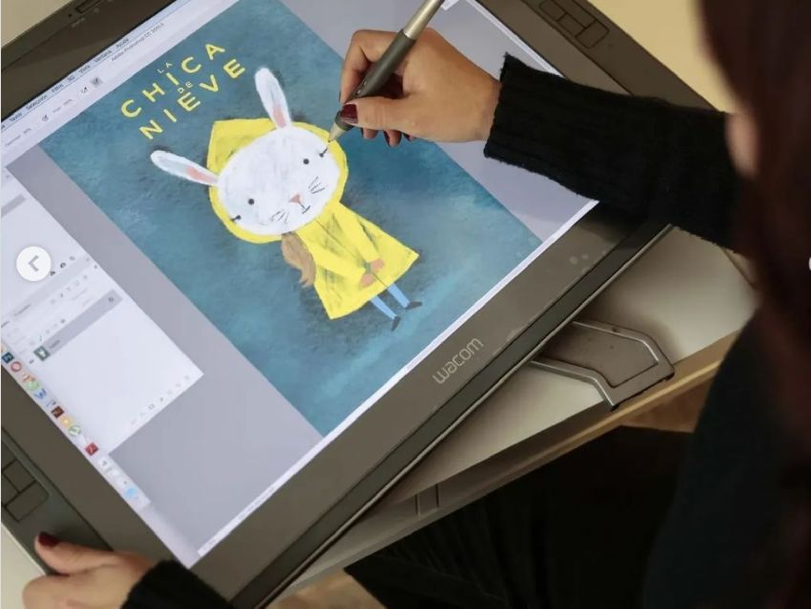 Il·lustració realitzada per a la sèrie 'La chica de nieve' de Netflix