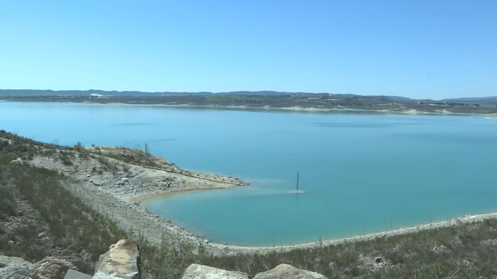 Imatge de l'embassament de La Pedrera, a Oriola (Baix Segura)