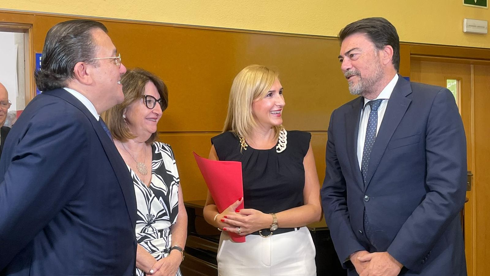 La consellera Pradas, aquest dilluns a Alacant