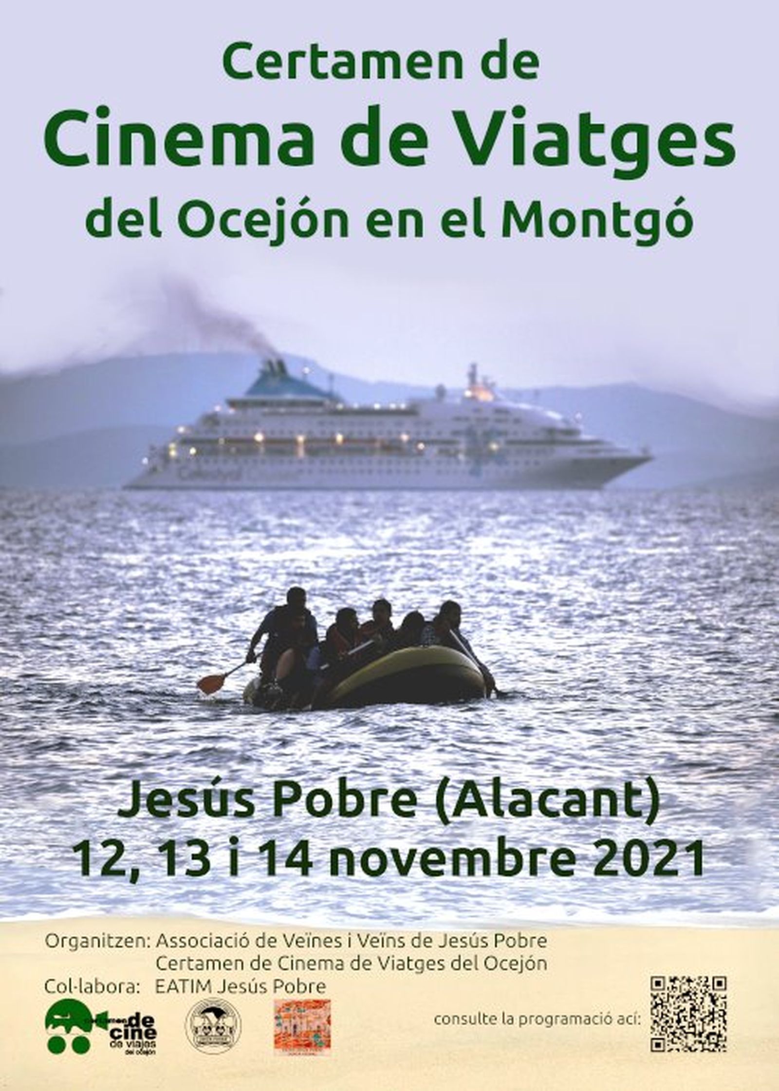 Cartell del Certamen de Cinema de Viatges de l'Ocejón al Montgó