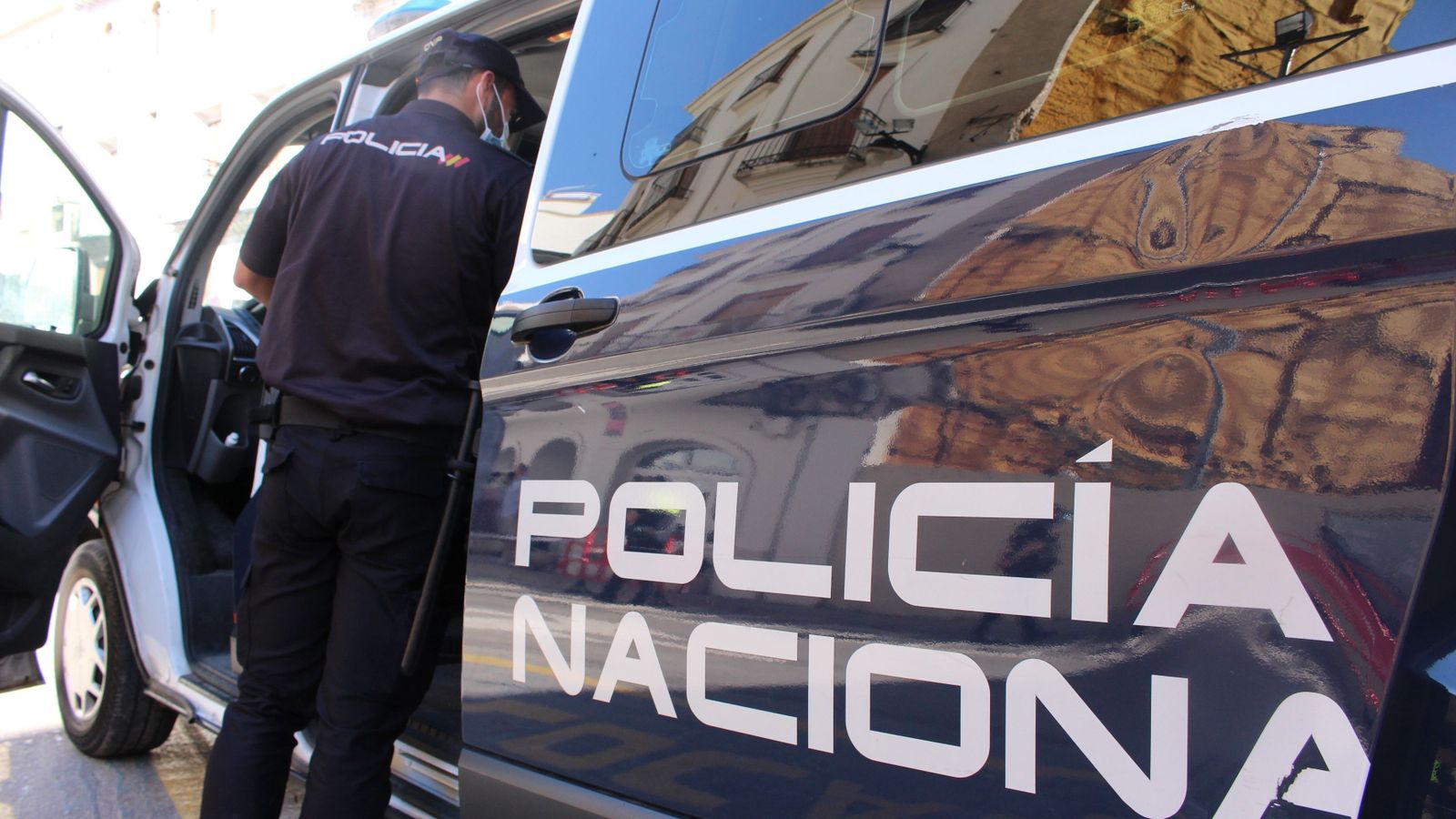 Imatge d'arxiu d'un vehicle de la Policia Nacional