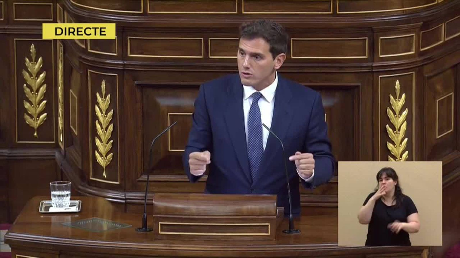 22.07.2019 | Intervenció d'Albert Rivera en el debat d'investidura de Pedro Sánchez
