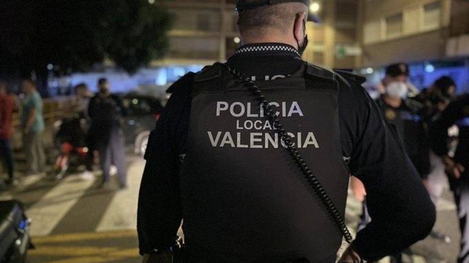 Un agent de la Policia Local de València Un agent de la Policia Local de València