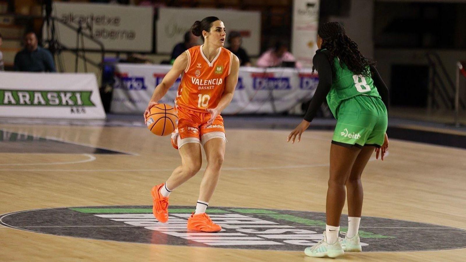 Leti Romero, en una acció del duel