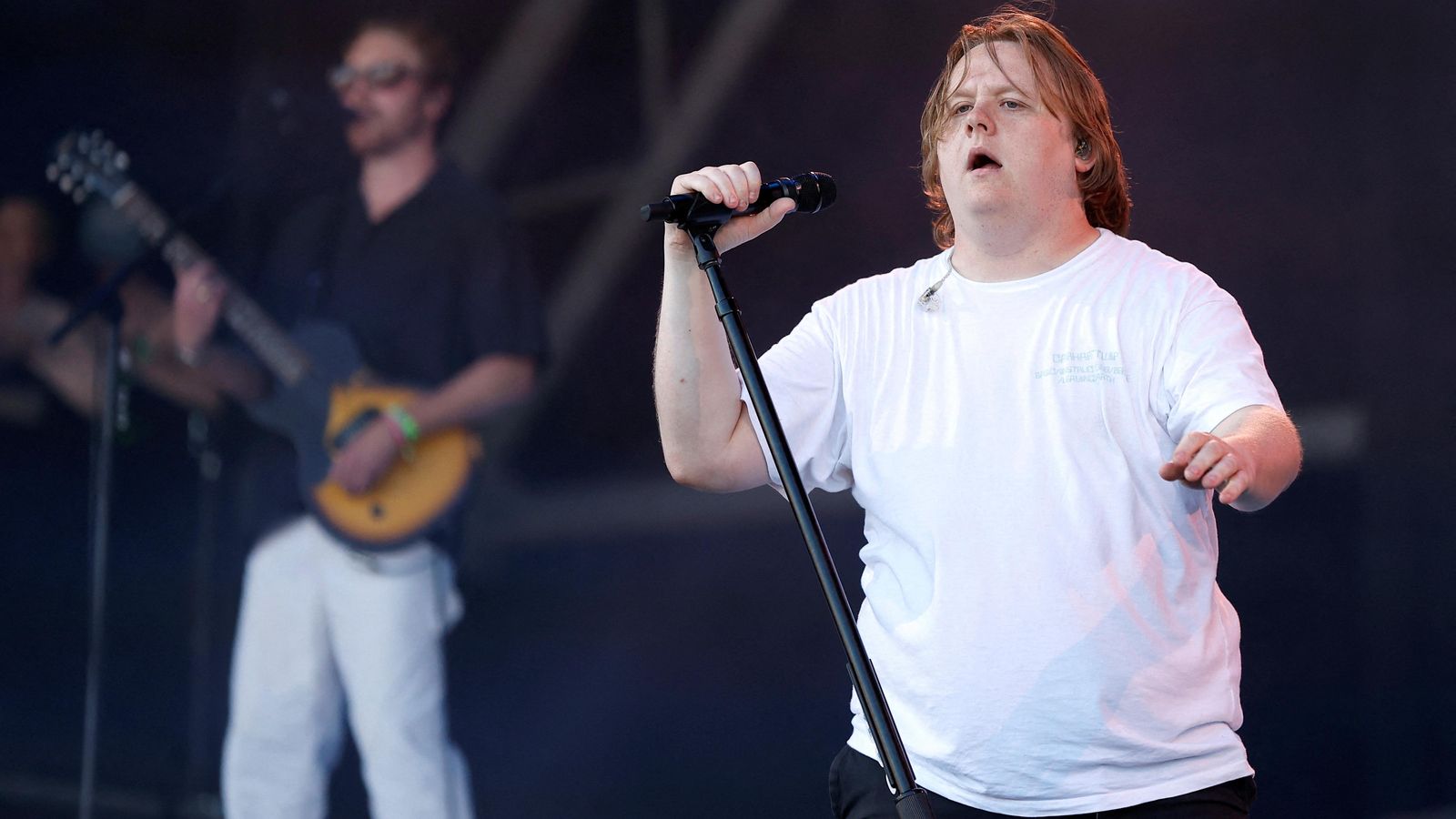 ctuació de Lewis Capaldi en Festival de Glastonbury, en Somerset, Gran Bretanya, el 24 de juny