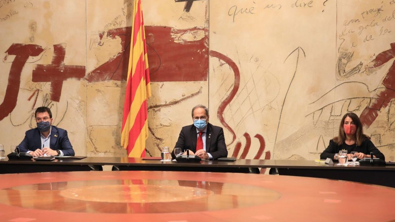 Consell executiu extraordinari del govern català celebrat aquest dilluns
