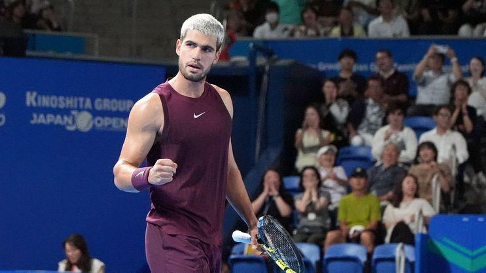 El tenista murcià, Carlos Alcaraz