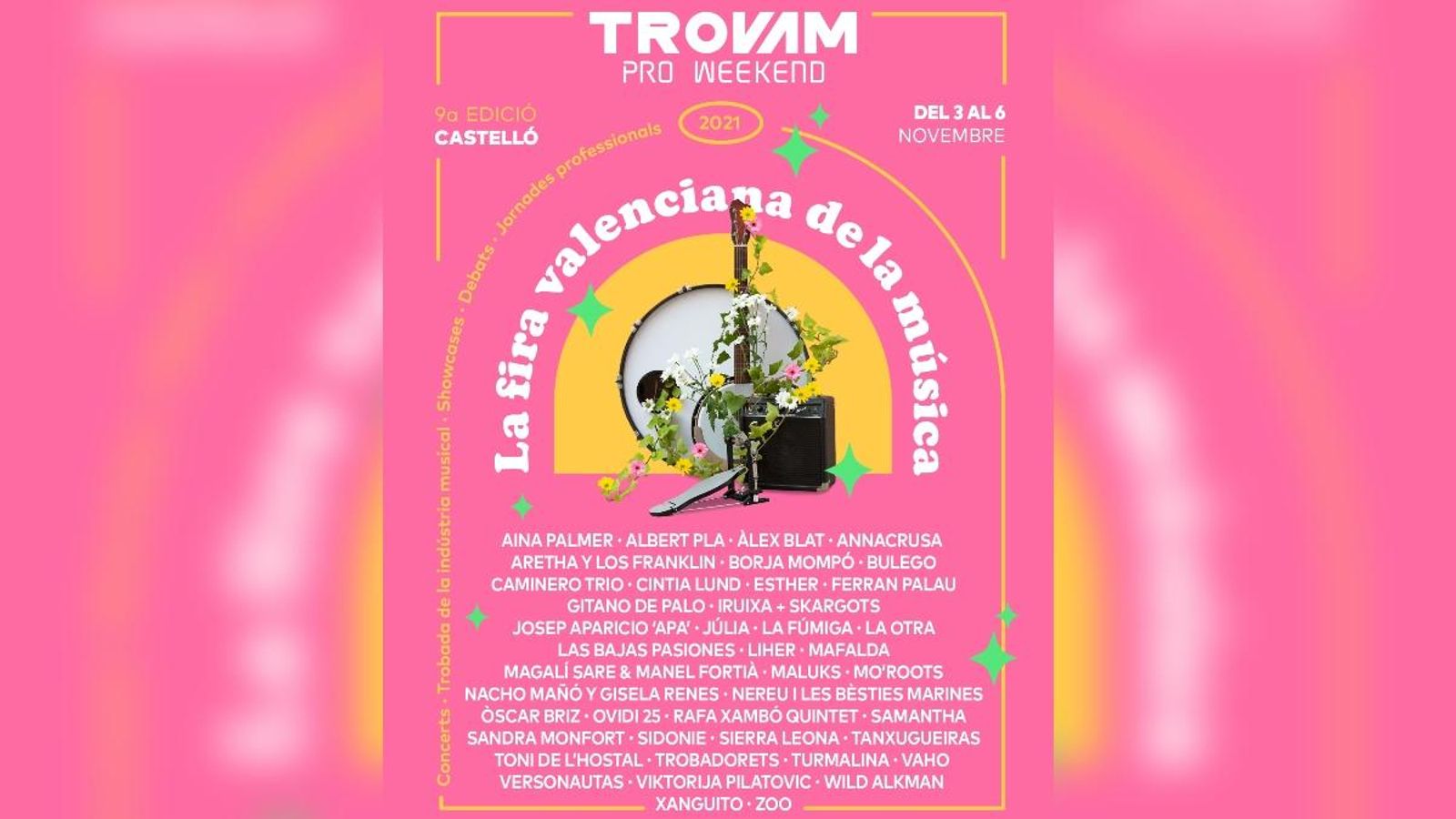 Cartell de la novena edició de La Fira Valenciana de la Música