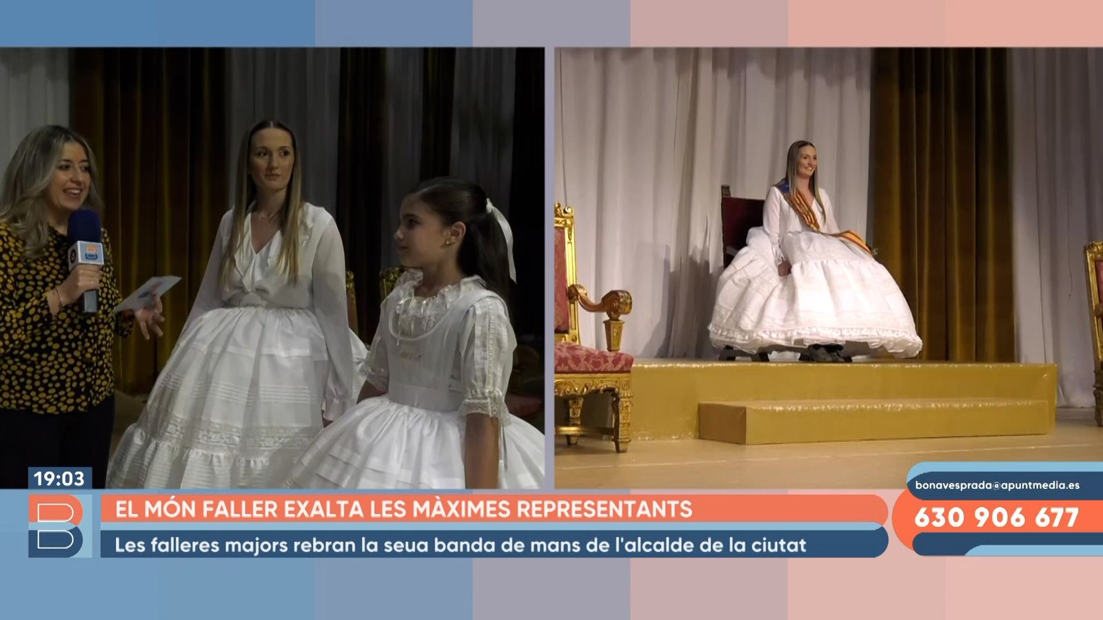 25.01.2023 | L’assaig de l’exaltació de les falleres majors de València