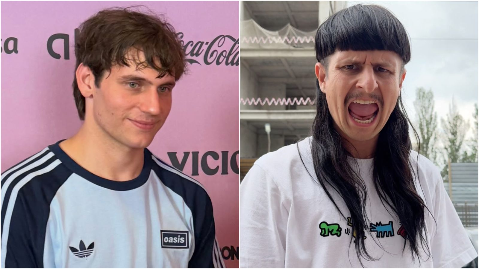 El 'youtuber' Gaspi i el cantant Oliver Tree, en imatges d'arxiu
