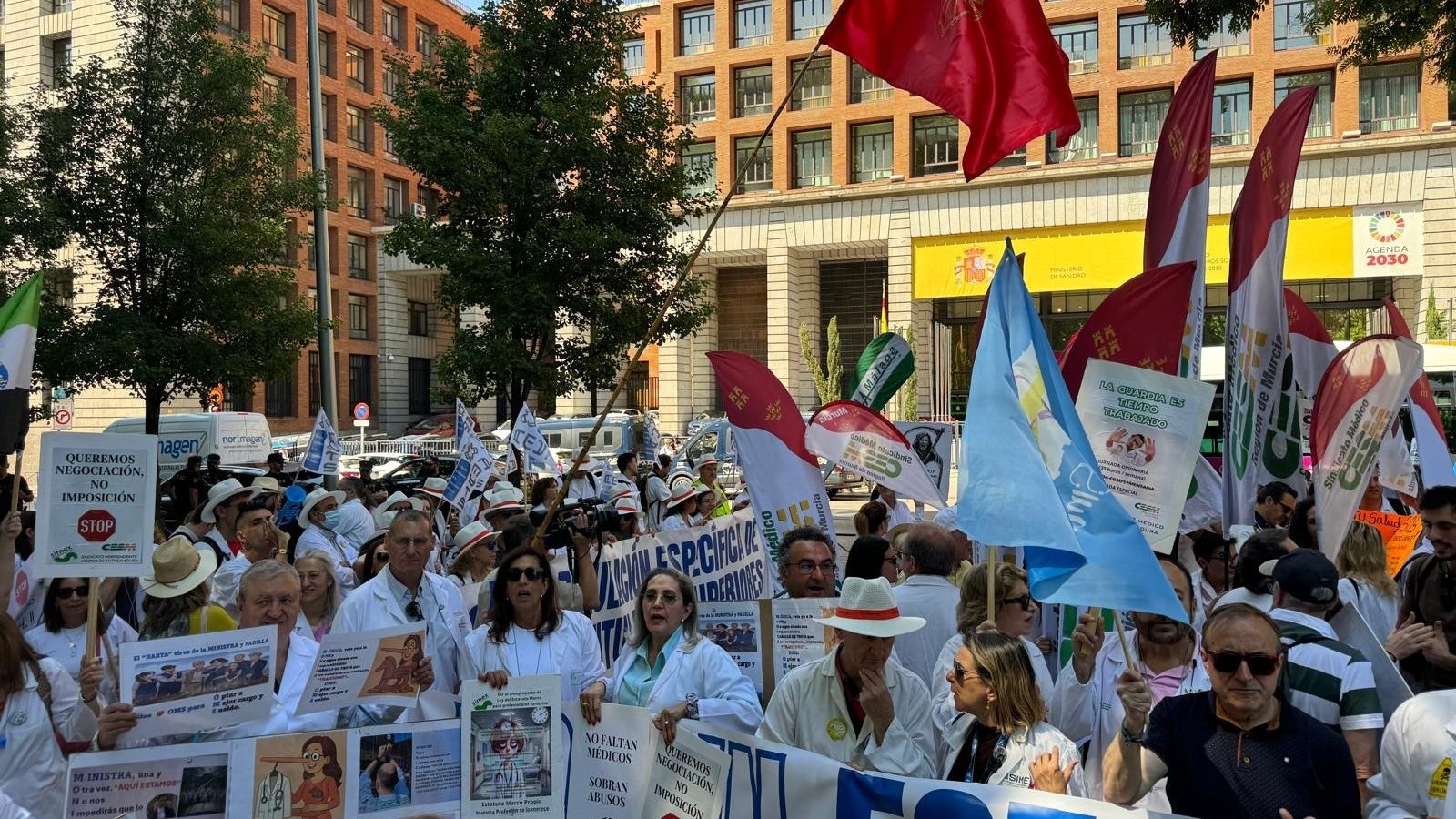 Protestes, este dilluns, a Madrid