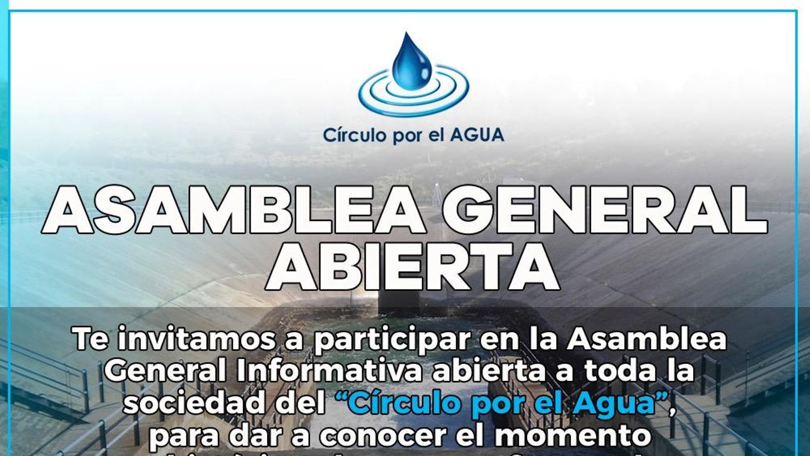 Assemblea del Cercle del Aigua aquest dilluns