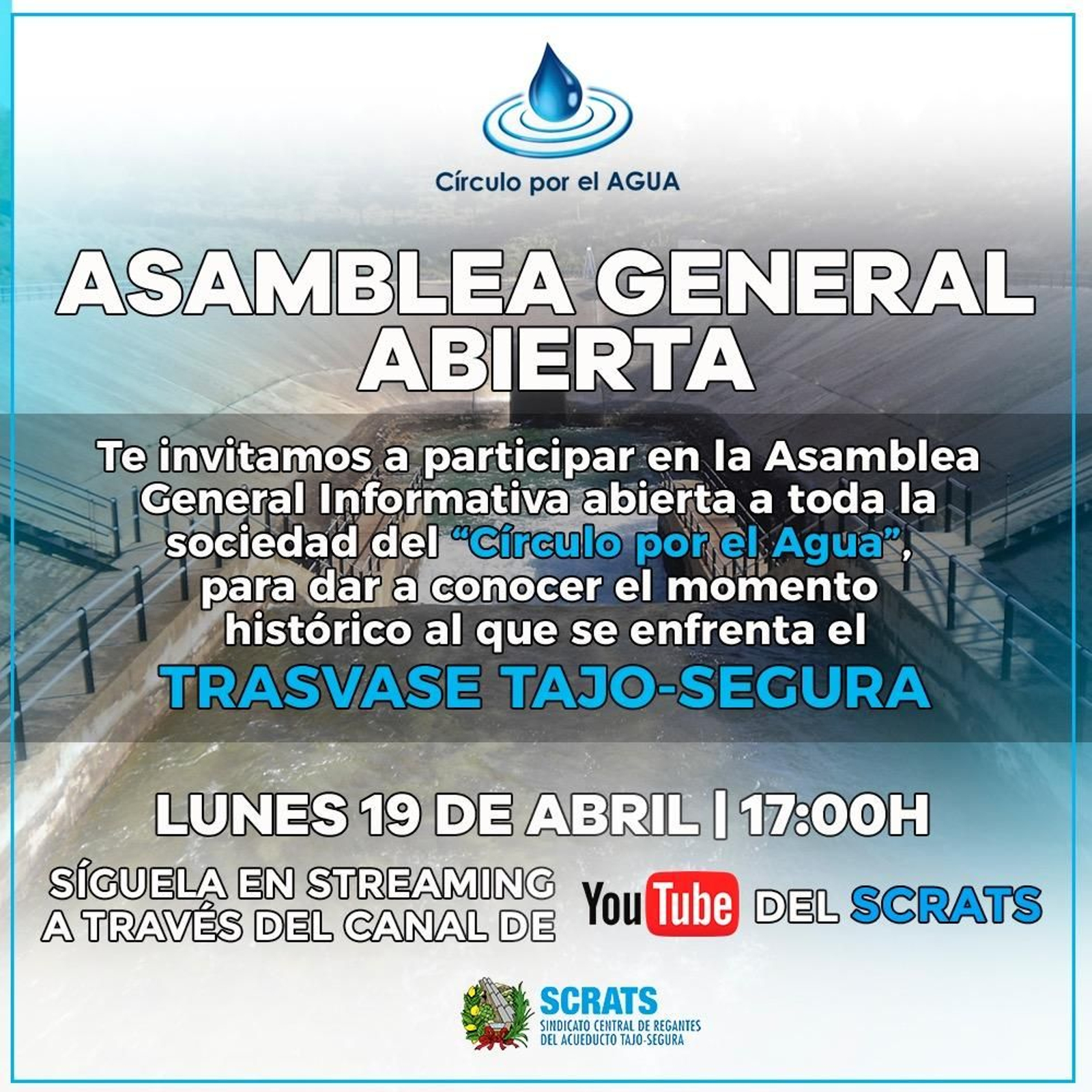 Assemblea del Cercle del Aigua aquest dilluns