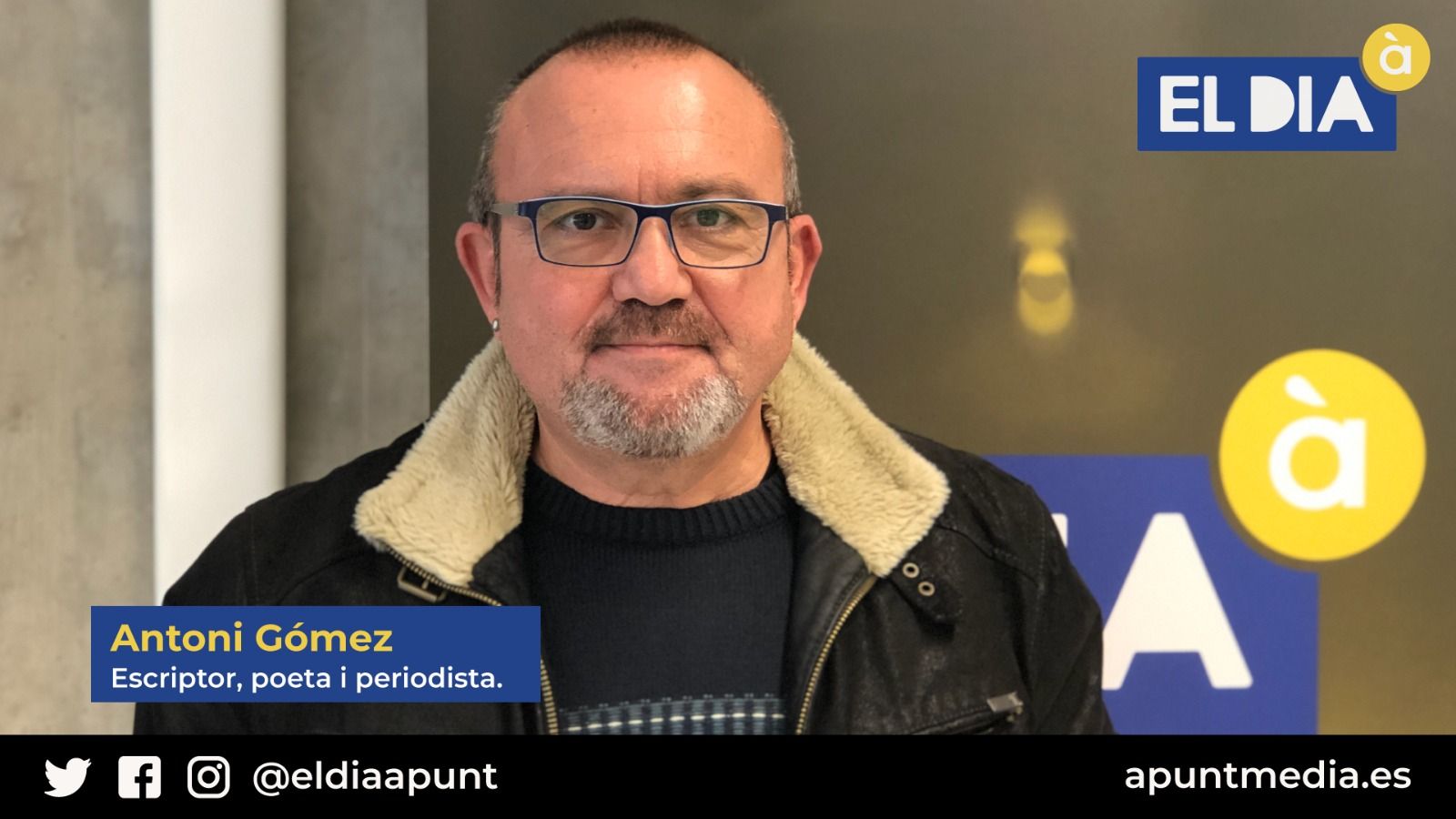 11.01.2021 | Entrevista a l'escriptor i periodista Antoni Gómez