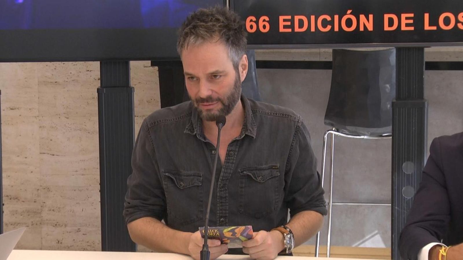 El director de l'orquestra ADDA Simfònica d’Alacant, Josep Vicent, en roda de premsa