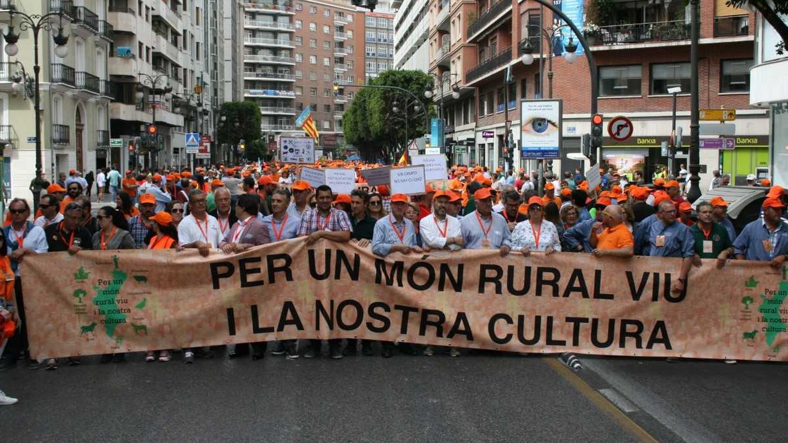 40 mil persones han reivindicat drets per al món rural al centre de València