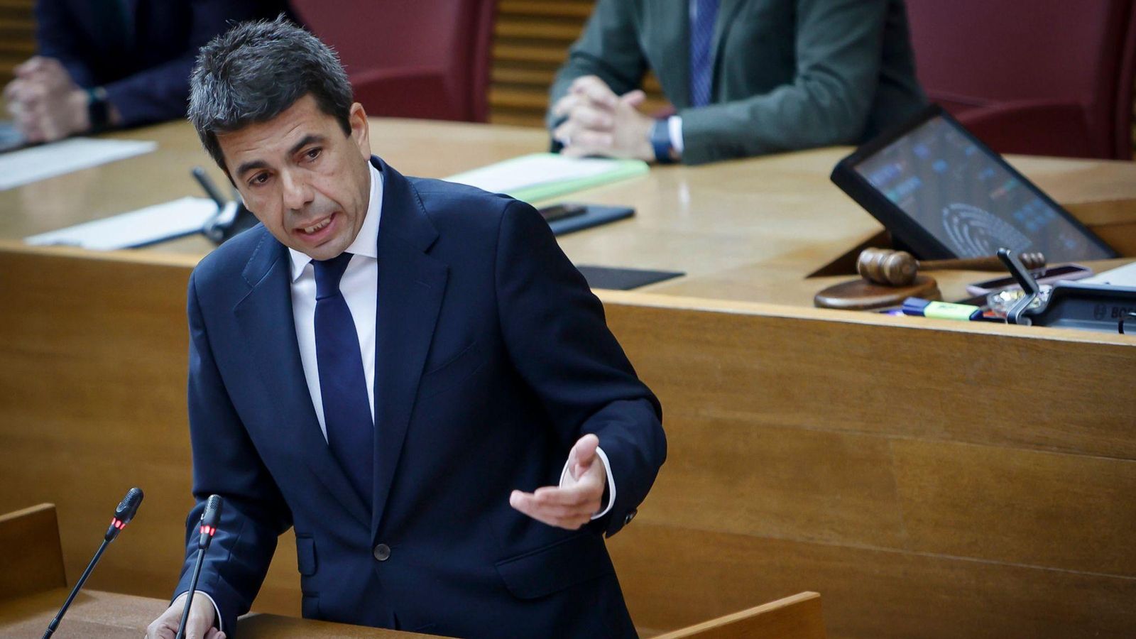 Mazón, aquest dijous en les Corts